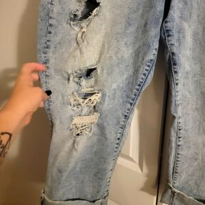 Torrid boyfrriend jeans with distress size 20